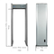 Hot selling 6 Zones Arched Gantry Walk Through metal detector Gate XLD-A